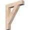 Ekena Millwork Traditional Block Smooth Bracket, Douglas Fir, 3 1/2"W x 20"D x 24"H BKT04X20X24TRA05SDF - alternate 1